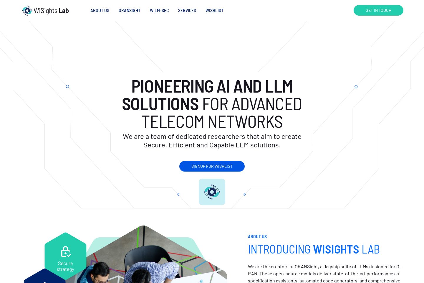 WiSights Lab — Technology website built by Stopper Web